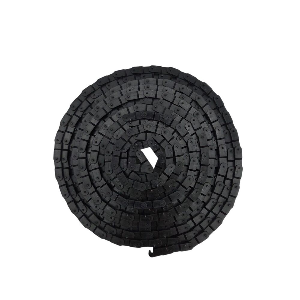 Micro K'nex Roller Coaster Chain 10 Ft Small Links Black Replacement Parts Lot